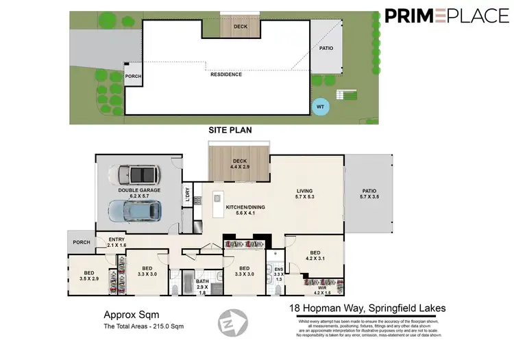 Floorplan of Homely house listing, 18 Hopman Way, Springfield Lakes QLD 4300