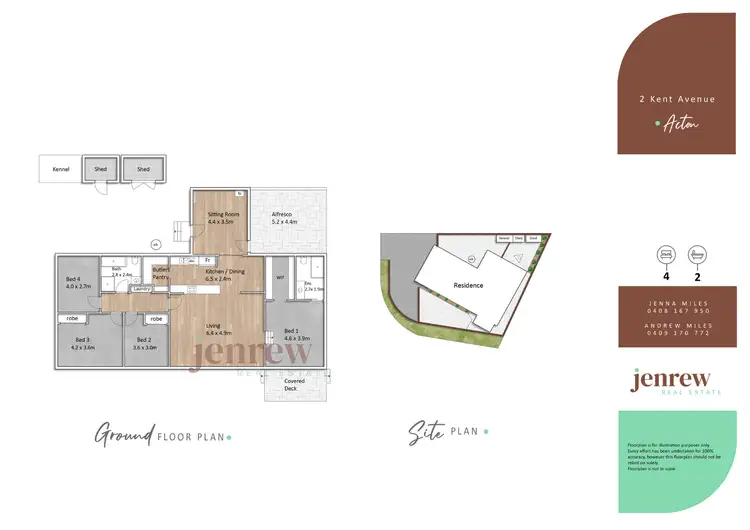 Floorplan of Homely house listing, 2 Kent Avenue, Acton TAS 7320