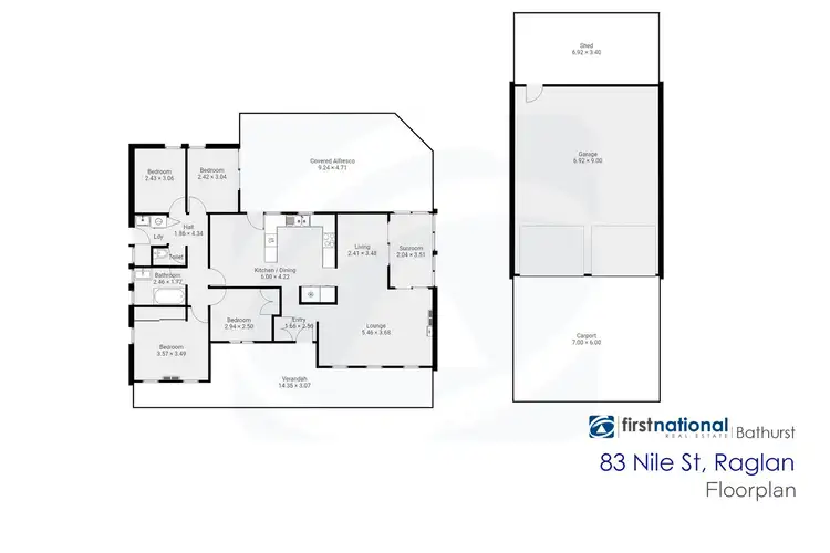 Floorplan of Homely house listing, 83 Nile Street, Raglan NSW 2795