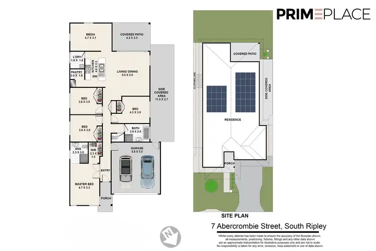 Floorplan of Homely house listing, 7 Abercrombie Street, South Ripley QLD 4306