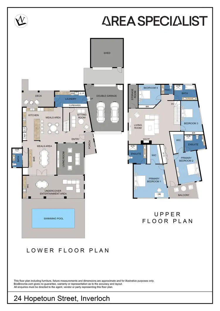 Floorplan of Homely house listing, 24 Hopetoun Street, Inverloch VIC 3996