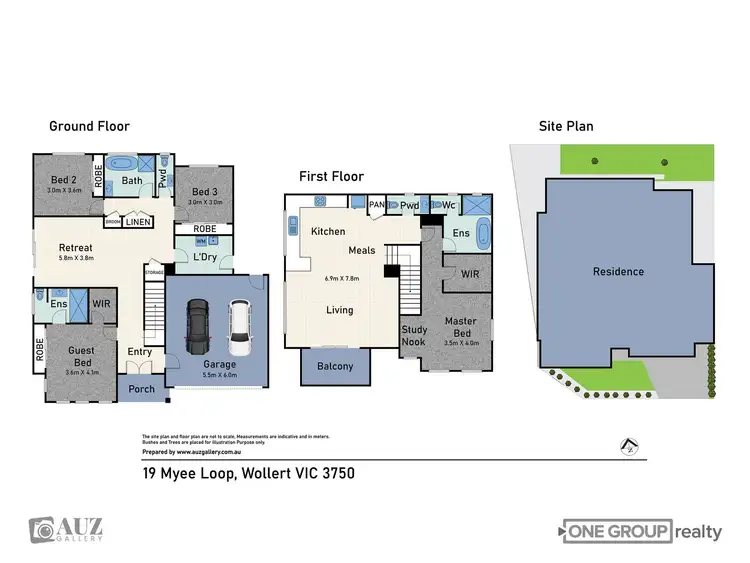 Floorplan of Homely house listing, 19 Myee Loop, Wollert VIC 3750
