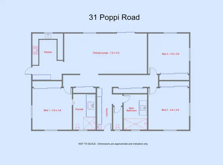 Floorplan of Homely house listing, 31 Poppi Road, Sandy Pocket QLD 4871