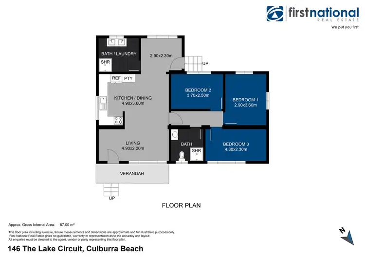 Floorplan of Homely house listing, 146 The Lake Circuit, Culburra Beach NSW 2540