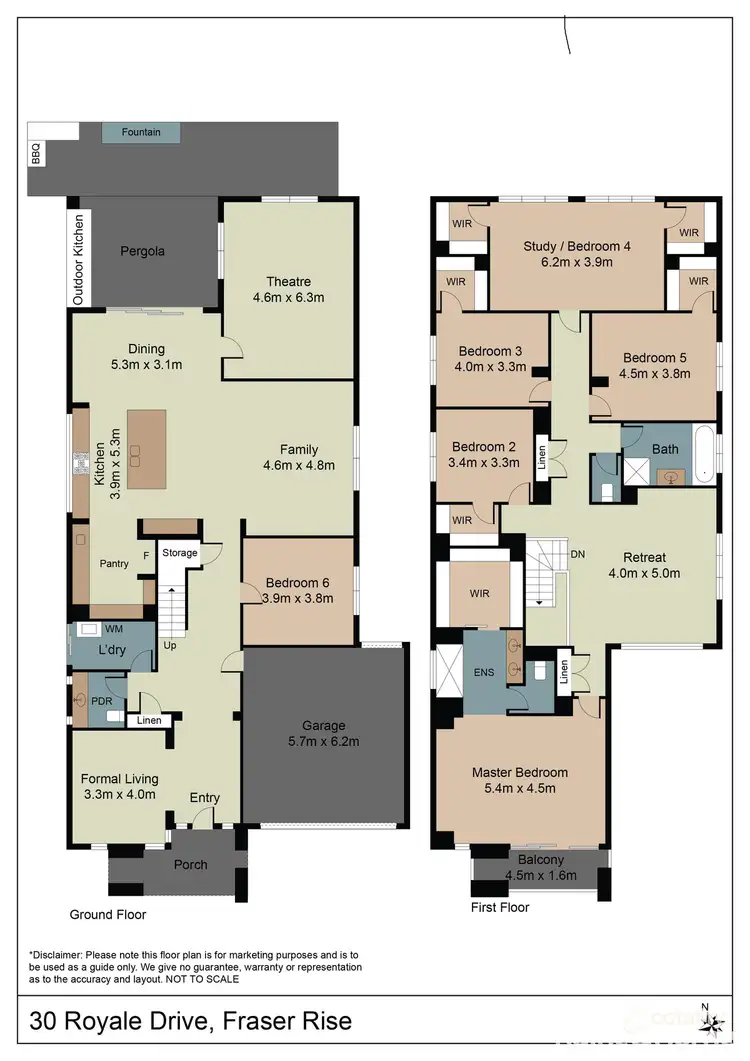 Floorplan of Homely house listing, 30 Royale Drive, Fraser Rise VIC 3336