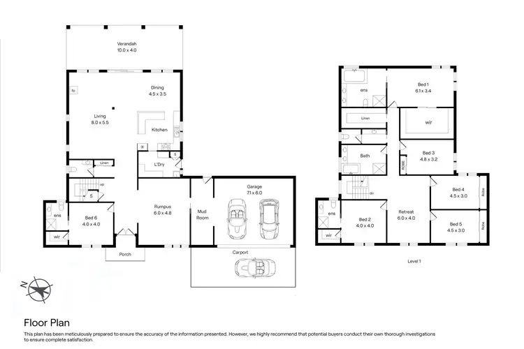 Floorplan of Homely house listing, 4 Grenfell Close, Wallan VIC 3756