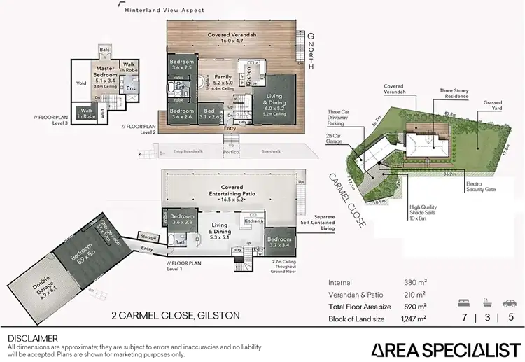 Floorplan of Homely house listing, 2 Carmel Close, Gilston QLD 4211