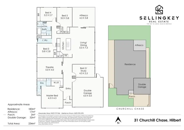 Floorplan of Homely house listing, 31 Churchill Chase, Hilbert WA 6112