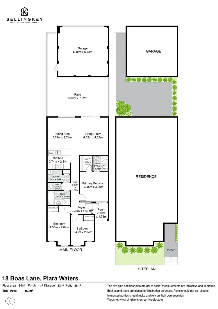 Floorplan of Homely house listing, 18 Boas Lane, Piara Waters WA 6112
