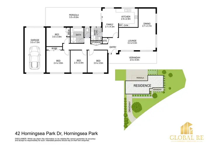 Floorplan of Homely house listing, 42 Horningsea Park Drive, Horningsea Park NSW 2171