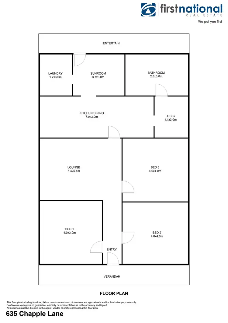 Floorplan of Homely house listing, 635 Chapple Lane, Broken Hill NSW 2880