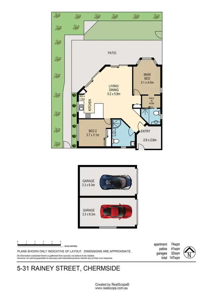 Floorplan of Homely apartment listing, 5/31 RAINEY STREET, Chermside QLD 4032
