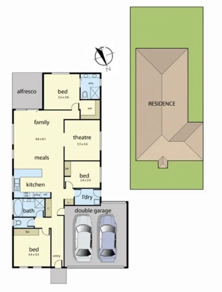 Floorplan of Homely house listing, 13 CUMBERLAND DRIVE, Pakenham VIC 3810