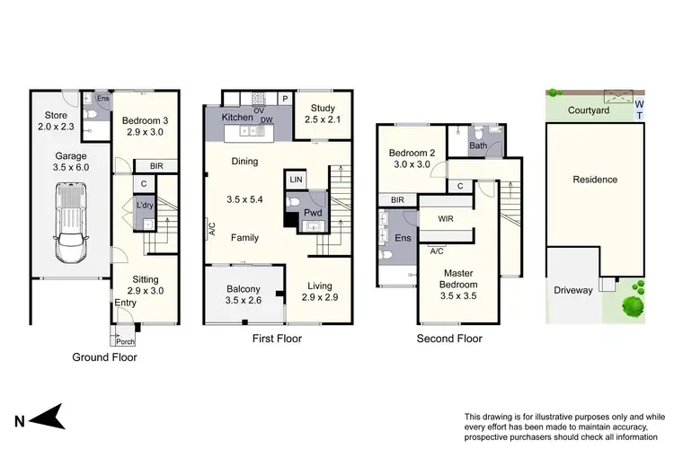 Floorplan of Homely townhouse listing, 21 Sleeth Avenue, Dandenong VIC 3175