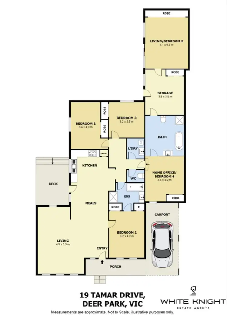 Floorplan of Homely house listing, 19 Tamar Drive, Deer Park VIC 3023