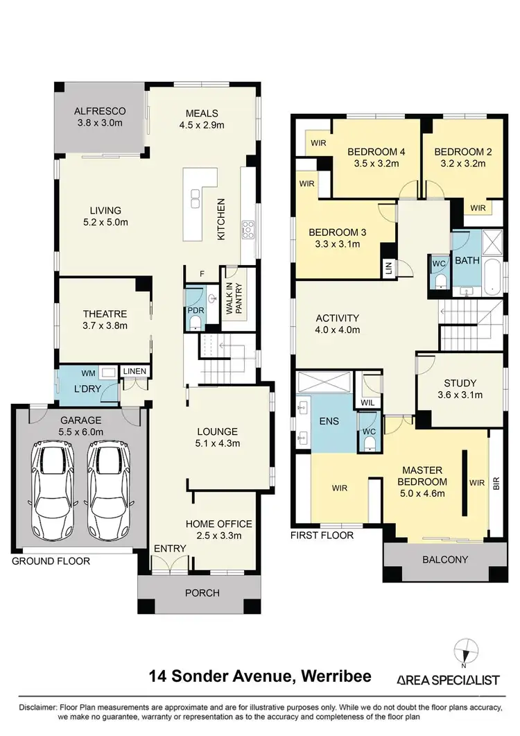 Floorplan of Homely house listing, 14 Sonder Avenue, Werribee VIC 3030