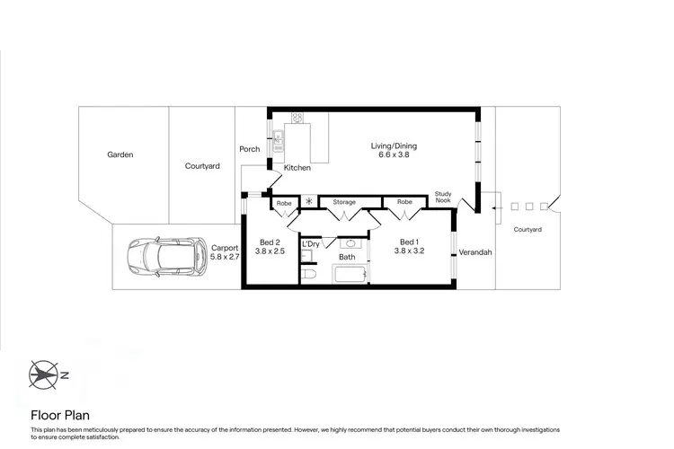 Floorplan of Homely unit listing, 9/55 Anslow Street, Woodend VIC 3442