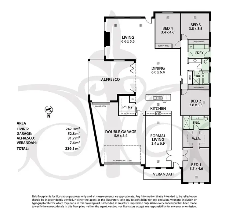 Floorplan of Homely house listing, 5 Charbray Court, Mount Barker SA 5251