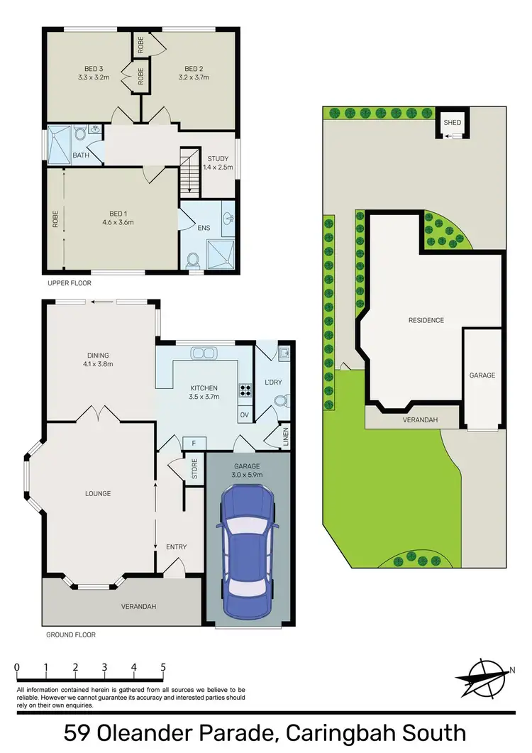 Floorplan of Homely house listing, 59 Oleander Parade, Caringbah South NSW 2229