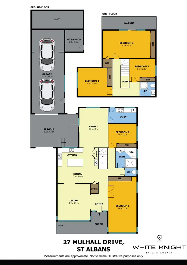 Floorplan of Homely house listing, 27 Mulhall Drive, St Albans VIC 3021