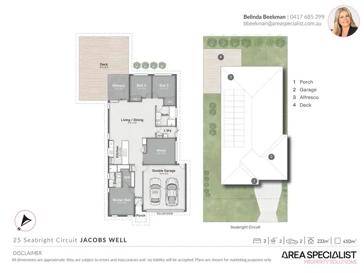 Floorplan of Homely house listing, 25 Seabright Circuit, Jacobs Well QLD 4208
