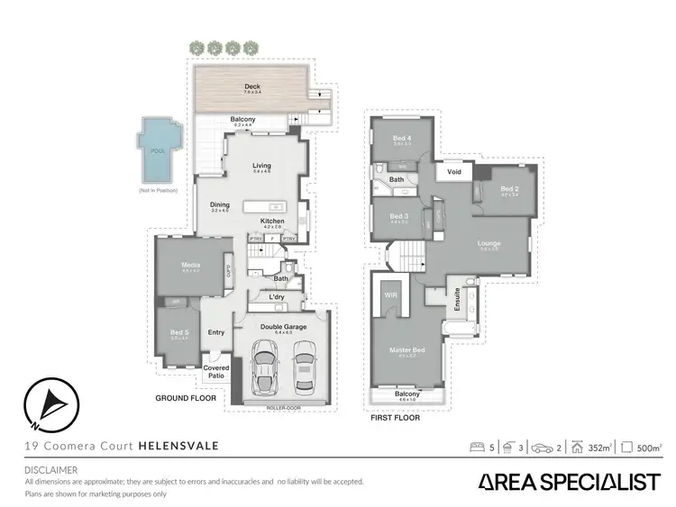 Floorplan of Homely house listing, 19 Coomera Court, Helensvale QLD 4212