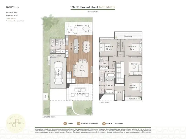 Floorplan of Homely house listing, 108 Howard Street, Paddington QLD 4064