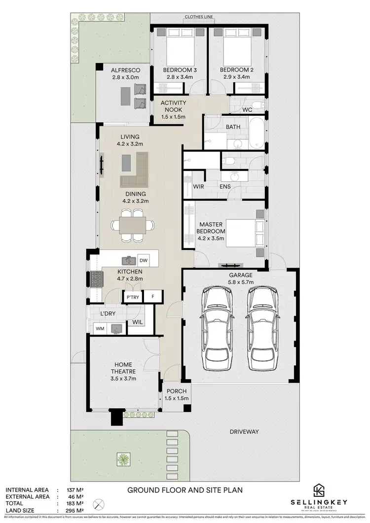 Floorplan of Homely house listing, 20 Daffodil Road, Canning Vale WA 6155