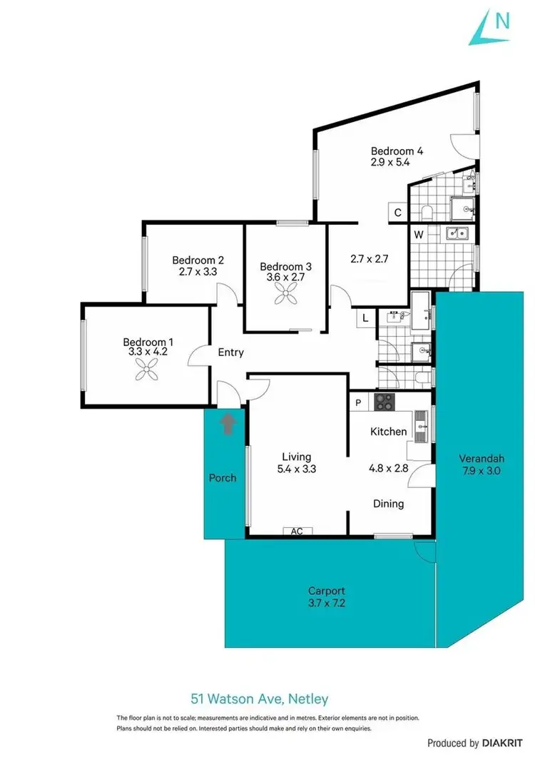 Floorplan of Homely house listing, 51 Watson Avenue, Netley SA 5037