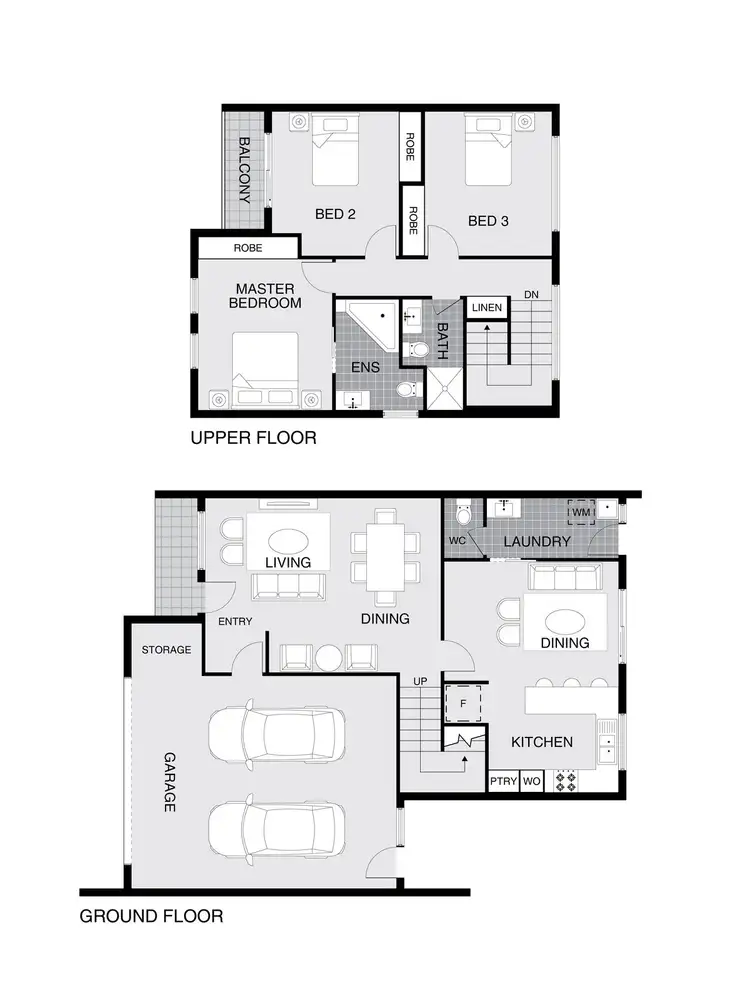 Floorplan of Homely townhouse listing, 6/3 Barrington Crescent, Amaroo ACT 2914