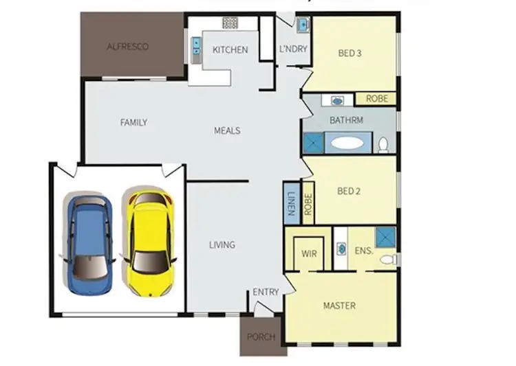 Floorplan of Homely house listing, 45 Kingston Avenue, Pakenham VIC 3810