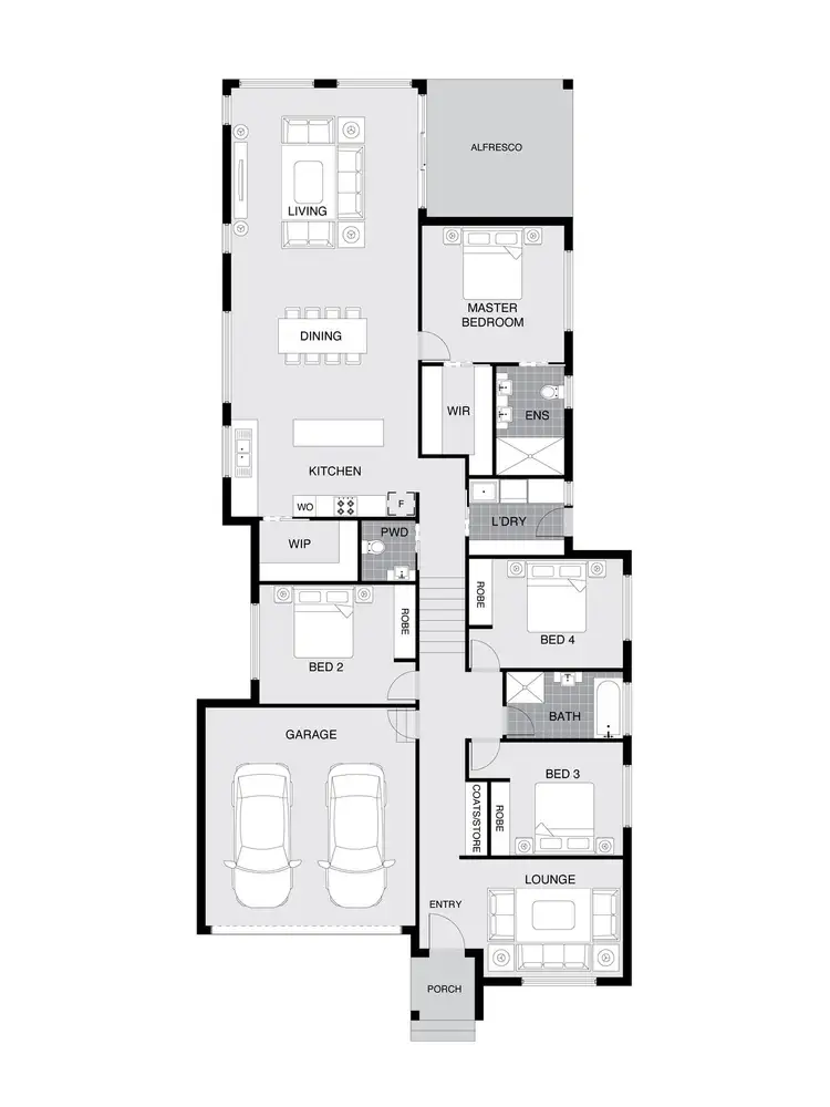 Floorplan of Homely house listing, 11 Keith Bain Crest, Whitlam ACT 2611