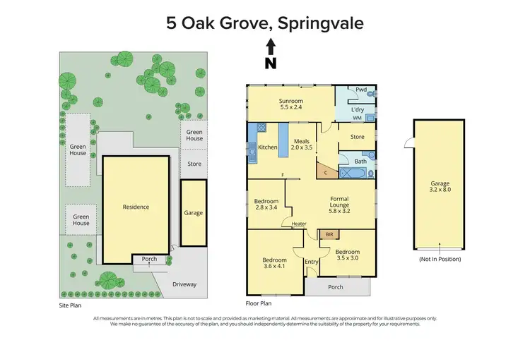Floorplan of Homely house listing, 5 Oak Grove, Springvale VIC 3171