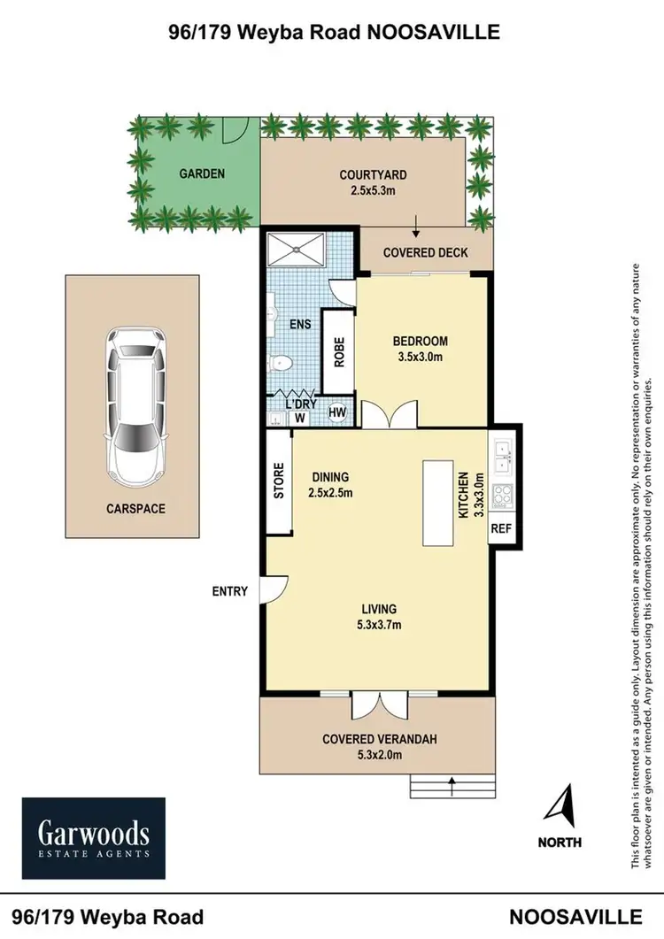 Floorplan of Homely apartment listing, 96/179 Weyba Road, Noosaville QLD 4566