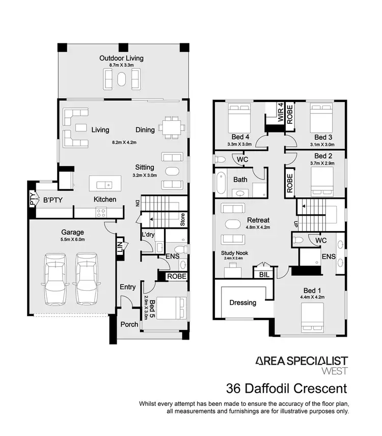 Floorplan of Homely house listing, 36 Daffodil Crescent, Diggers Rest VIC 3427