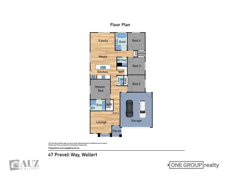 Floorplan of Homely house listing, 47 Preveli Way, Wollert VIC 3750