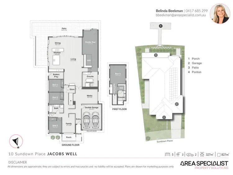 Floorplan of Homely house listing, 10 Sundown Place, Jacobs Well QLD 4208