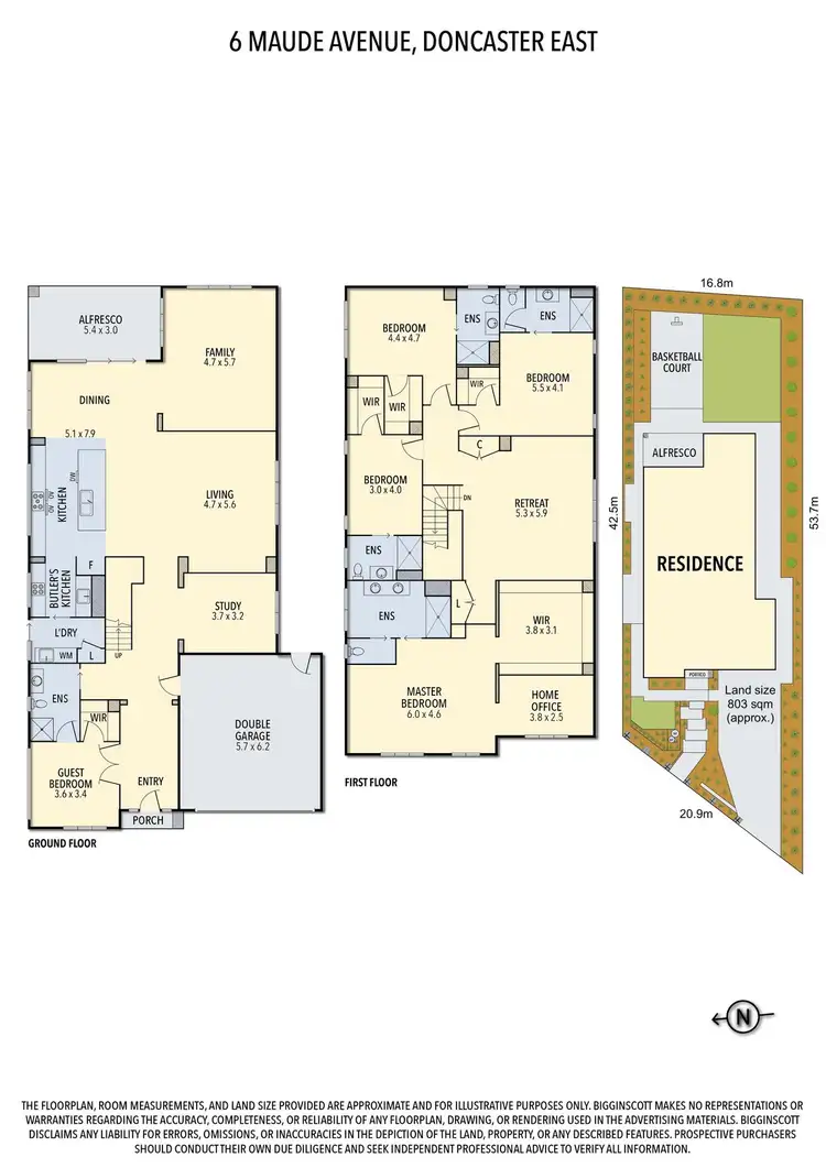 Floorplan of Homely house listing, 6 Maude Avenue, Doncaster East VIC 3109