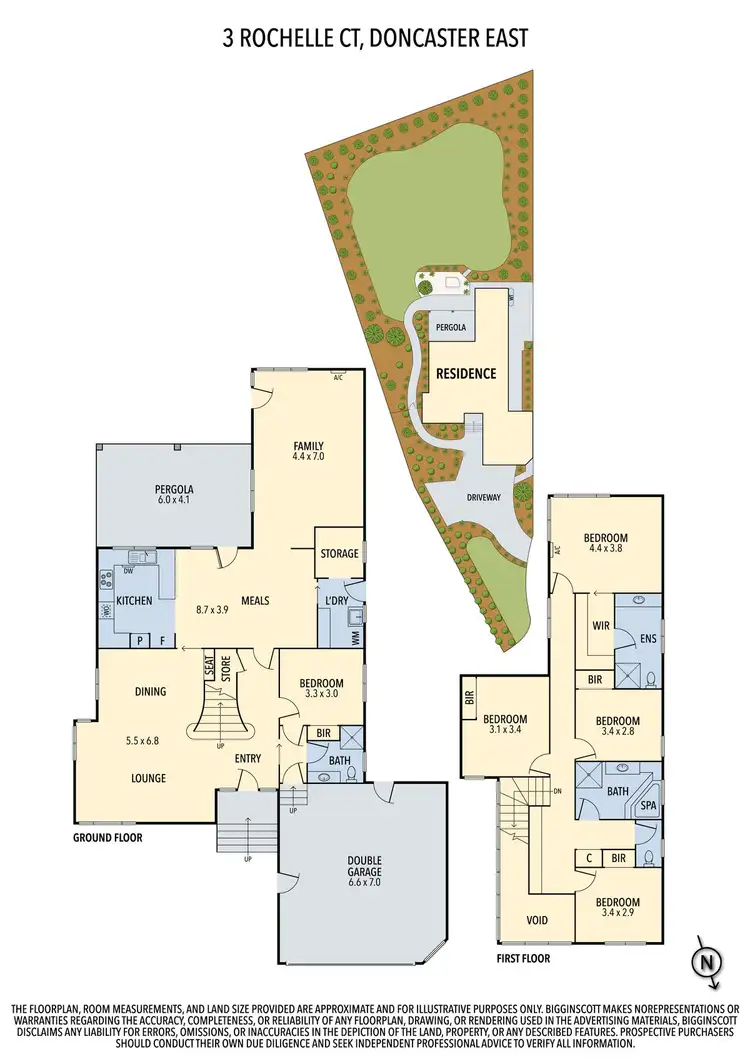 Floorplan of Homely house listing, 3 Rochelle Court, Doncaster East VIC 3109