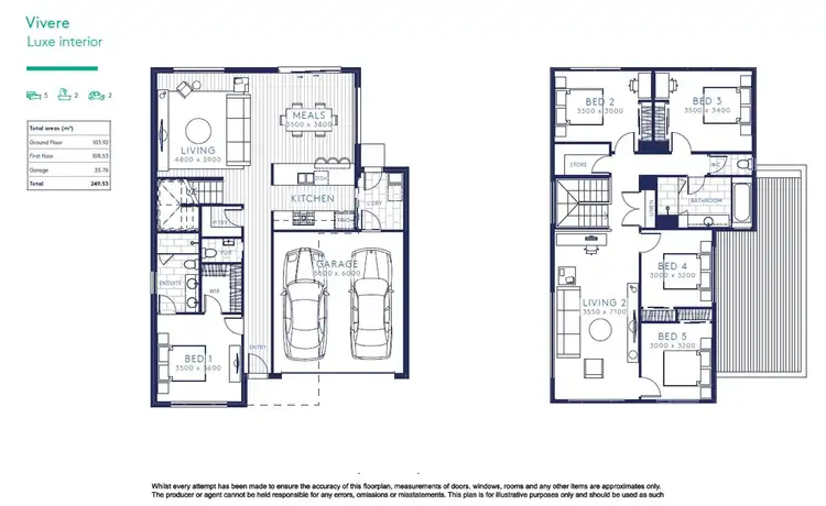 Floorplan of Homely house listing, 13 Westminster Drive, Avondale Heights VIC 3034