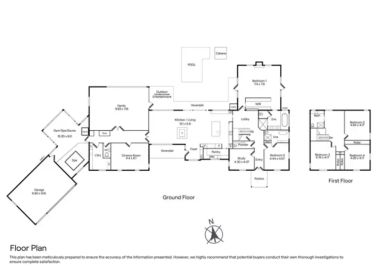 Floorplan of Homely house listing, 17 Manorina Way, Macedon VIC 3440