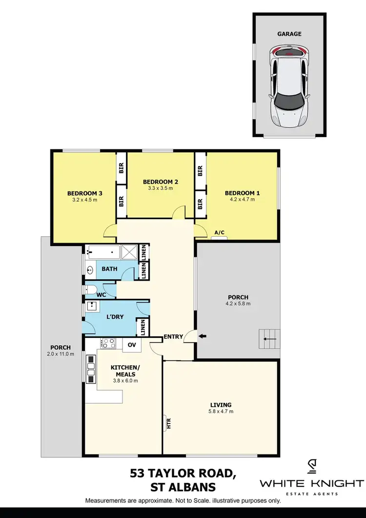 Floorplan of Homely house listing, 53 Taylors Road, St Albans VIC 3021