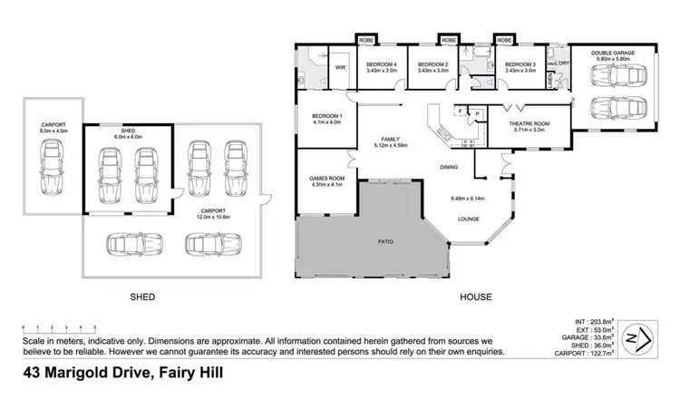 Floorplan of Homely house listing, 43 Marigold Drive FAIRY HILL via, Casino NSW 2470