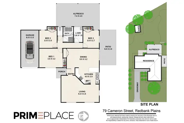 Floorplan of Homely house listing, 79 CAMERON STREET, Redbank Plains QLD 4301