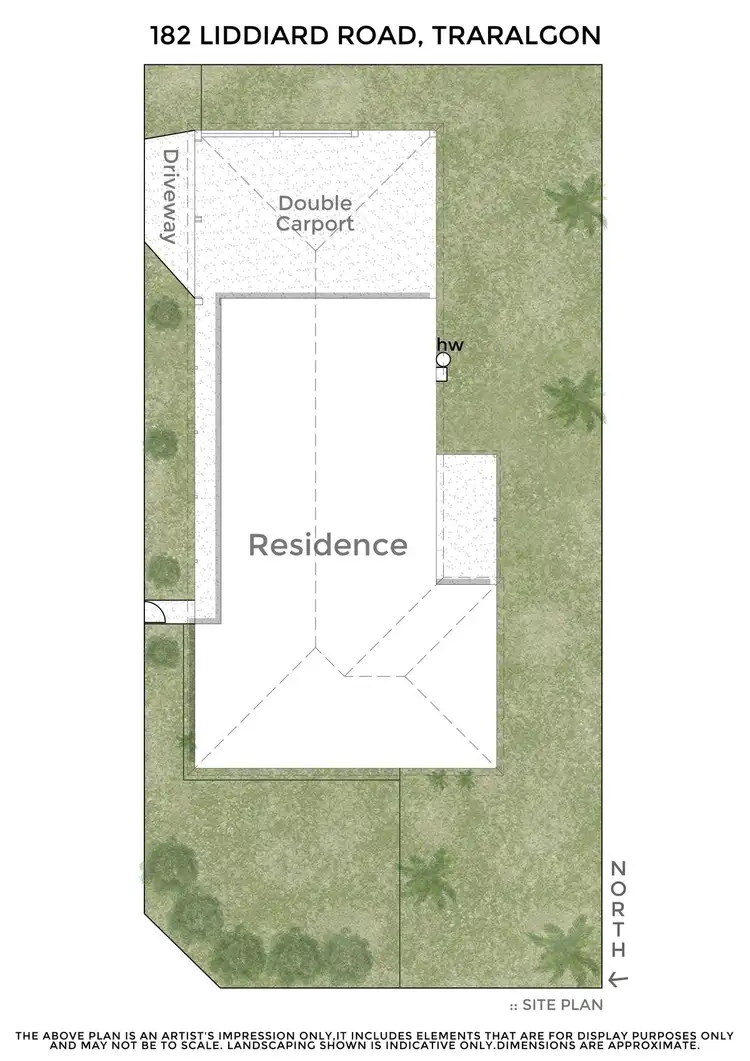 Floorplan of Homely house listing, 182 Liddiard Road, Traralgon VIC 3844