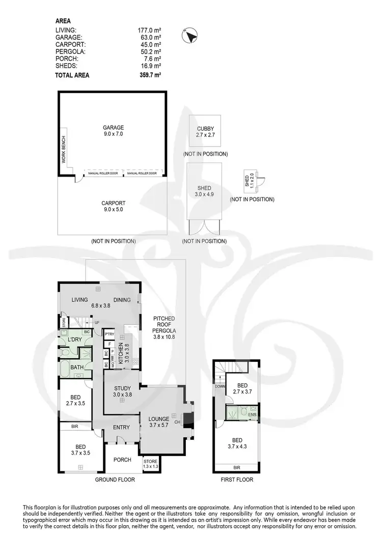 Floorplan of Homely house listing, 100 Piccadilly Road, Crafers SA 5152