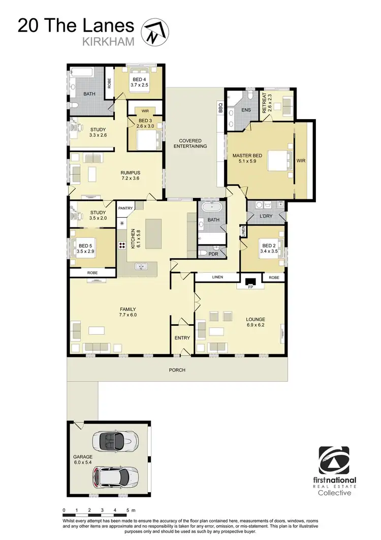 Floorplan of Homely house listing, 20 The Lanes, Kirkham NSW 2570
