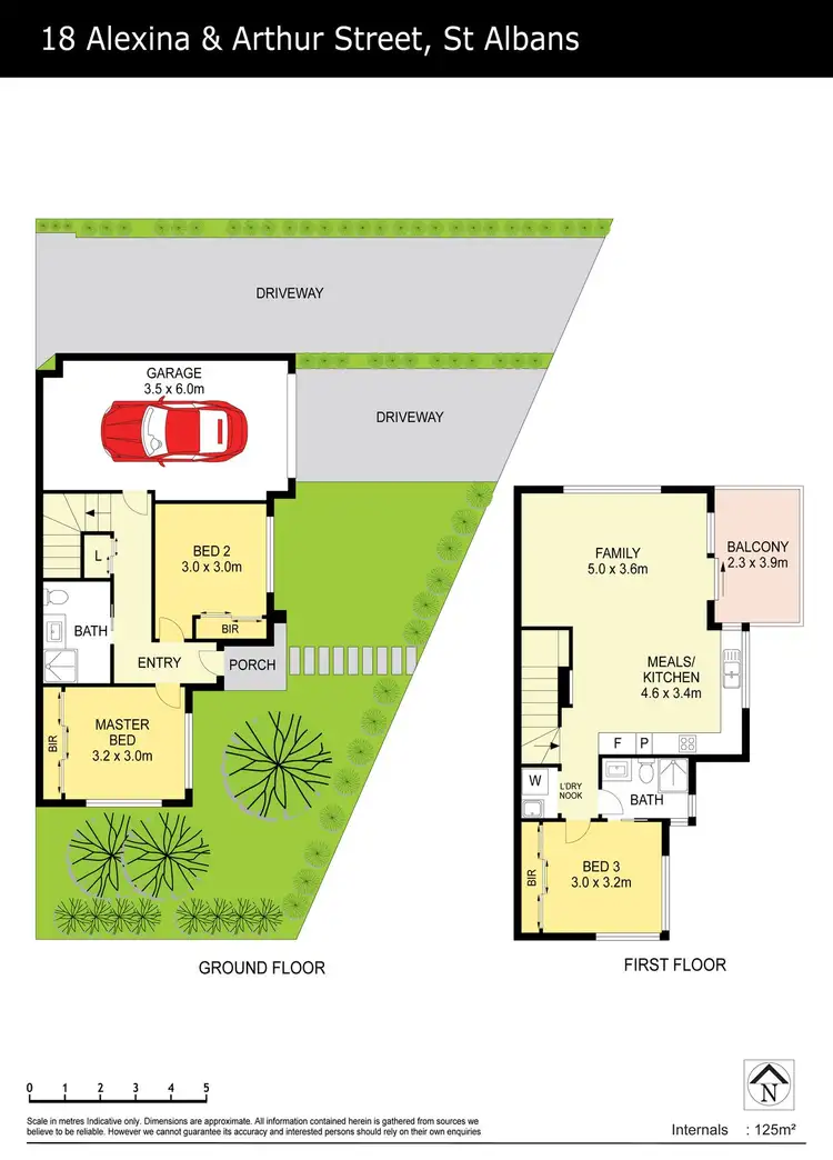 Floorplan of Homely townhouse listing, 3 Arthur St, St Albans VIC 3021