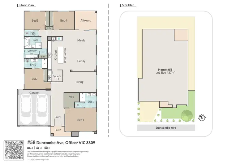 Floorplan of Homely house listing, 58 DUNCOMBE AVENUE, Officer VIC 3809