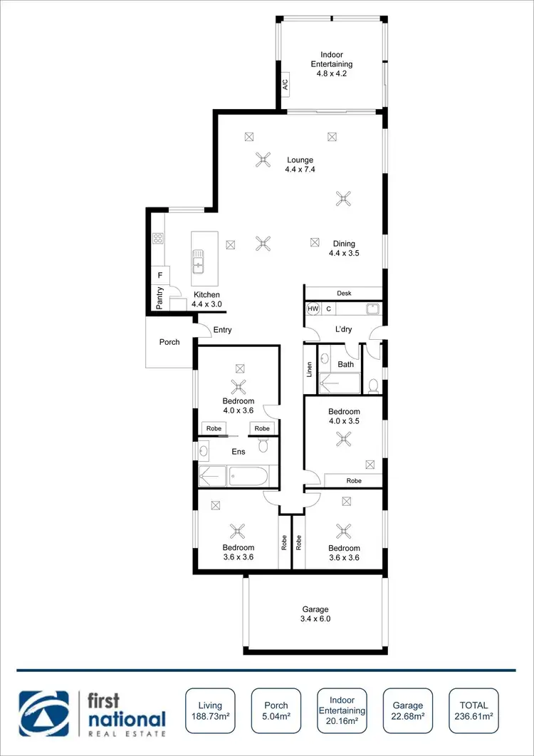 Floorplan of Homely house listing, 30 - 32 Osprey Boulevard, North Beach SA 5556